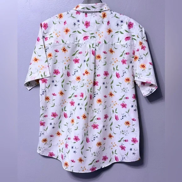 #10) Cabin Creek Wrinkle Free Floral Shirt - Picture 2 of 7